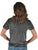 Cowgirl Tuff Womens Shimmer Breathe V Silver Nylon S/S T-Shirt