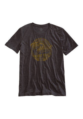 Tin Haul Mens World Tour Grey 100% Cotton S/S T-Shirt