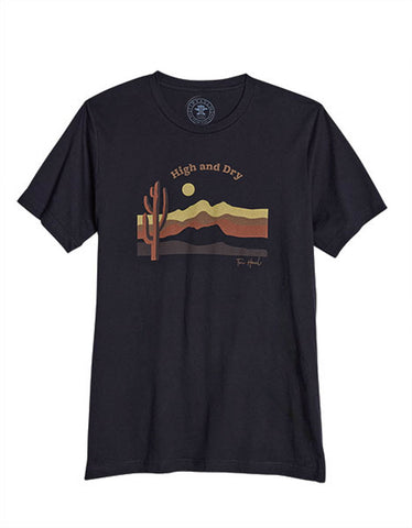 Tin Haul Unisex High And Dry Black 100% Cotton S/S T-Shirt