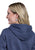 Tin Haul Womens Roping Cowgirl Blue Cotton Blend Hoodie