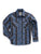 Ely and Walker Kids Boys Western Aztec Print Blue/Black 100% Cotton L/S Shirt