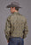 Stetson Mens Frontier Medallion Brown 100% Cotton L/S Shirt