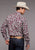 Stetson Mens 2035 Country Paisley Wine 100% Cotton L/S Shirt