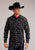 Stetson Mens Conversation Black 100% Cotton L/S Shirt