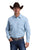Stetson Mens Lightweight Chambray Blue 100% Cotton L/S Shirt