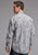 Stetson Mens Silver Spring Paisley Grey 100% Cotton 1 Pkt L/S Shirt