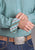 Stetson Mens 2400 Mosaic Geo Turquoise 100% Cotton 1 Pkt L/S Shirt