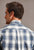 Stetson Mens Crystal Plaid Blue 100% Cotton L/S Shirt