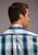 Stetson Mens Dobby Deep Blue 100% Cotton L/S Shirt