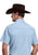 Stetson Mens Lightweight Chambray Blue 100% Cotton S/S Shirt