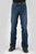 Stetson Mens 1015 Double X Rocker Blue Cotton Blend Jeans