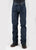 Stetson Mens 1210 Straight Leg Dark Rinse 100% Cotton X Pkt Jeans