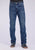 Stetson Mens 1211 Straight Stretch Blue Cotton Blend Jeans