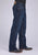 Stetson Mens 1313 Modern Stretch Dark Wash Cotton Blend Pieced Jeans
