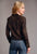 Stetson Womens Patchwork Bandana Brown 100% Rayon L/S Shirt