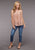 Stetson Womens 2100 Sunset Floral Pink 100% Rayon S/L Tank Top