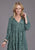 Stetson Womens Lucky Littl Floral Green 100% Rayon S/S Dress