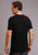 Stetson Mens Black 100% Cotton The Open Road S/S T-Shirt