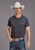 Stetson Mens Western Goods Blue Cotton Blend S/S T-Shirt