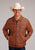 Stetson Mens Jean Caramel Brown Leather Leather Jacket