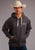 Stetson Mens Blue Cotton Blend Left Star Hoodie