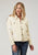 Stetson Womens Floral Embroidered Cream 100% Cotton Jacket