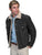 Scully Leather Mens Boar Suede Sherpa Fleece Jean Jacket Black