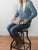 American West Womens Padded Sand Leather Pistol Case