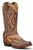 Stetson Mens Outlaw Brown Leather Cowboy Boots