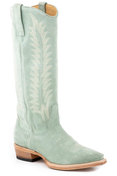 Stetson Halle (Black) - Women's Leather Suede Cowgirl Boot main image 0