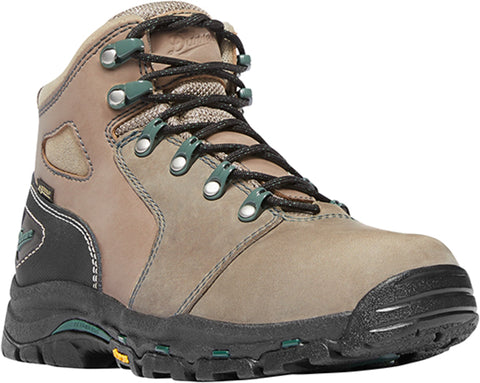Danner Vicious Womens Brown/Green Leather 4in CT Work Boots