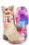Tin Haul Kids Girls Lets Go Cowgirl Cream Multi Leather 8in Cowboy Boots