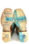 Tin Haul Womens Crucifix Brown/Turquoise Leather Blessed Cowboy Boots