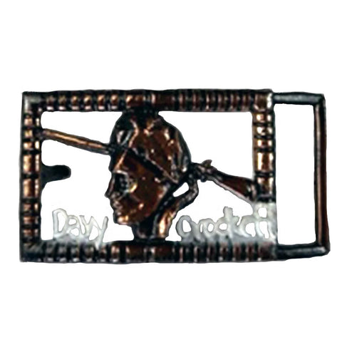 Rockmount Mens Davy Crockett Western Copper Metal Belt Buckle