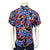 Rockmount Mens Hawaiian Print Western Purple 100% Rayon S/S Shirt