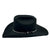 Rockmount Unisex Cattleman Horse Hair Band Black 100% Wool Cowboy Hat