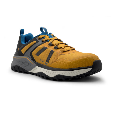 Avenger Mens Aero Trail Yellow/Blue Synthetic CT EH Work Shoes