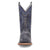 Laredo Womens Chic Blue Leather Cowboy Boots