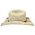 Rockmount Unisex Vented Crown Western Beige Raffia Straw Cowboy Hat