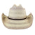 Rockmount Mens Cattleman Brands Western Natural Palm Cowboy Hat
