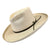 Rockmount Mens 4in Crown Western Natural Palm Cowboy Hat