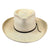 Rockmount Mens 4in Crown Western Natural Palm Cowboy Hat
