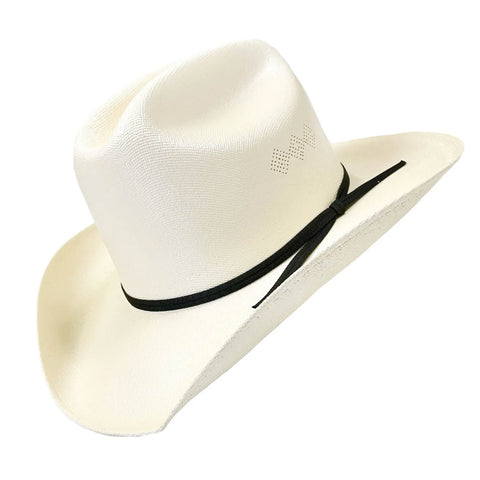 Rockmount Kids Unisex Blazing Sun Western White Straw Cowboy Hat