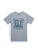 Ely and Walker Mens Authentic Western Heather Gray Poly/Cotton S/S T-Shirt