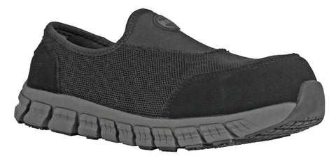 Hoss Boots Mens Black Mesh Meteorite CT Slip-On Work Shoes 8.5 W