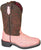 Smoky Mountain Children Girls Ariel Crazy Horse/Pink Leather Cowboy Boots