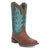 Dan Post Womens Faye Rust/Turquoise Leather Cowboy Boots 6 M