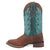Dan Post Womens Faye Rust/Turquoise Leather Cowboy Boots 6 M