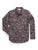 Ely and Walker Womens Western Paisley Print Burgundy 100% Cotton L/S Shirt