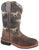 Smoky Mountain Childrens Boys Rancher Brown Leather Cowboy Boots